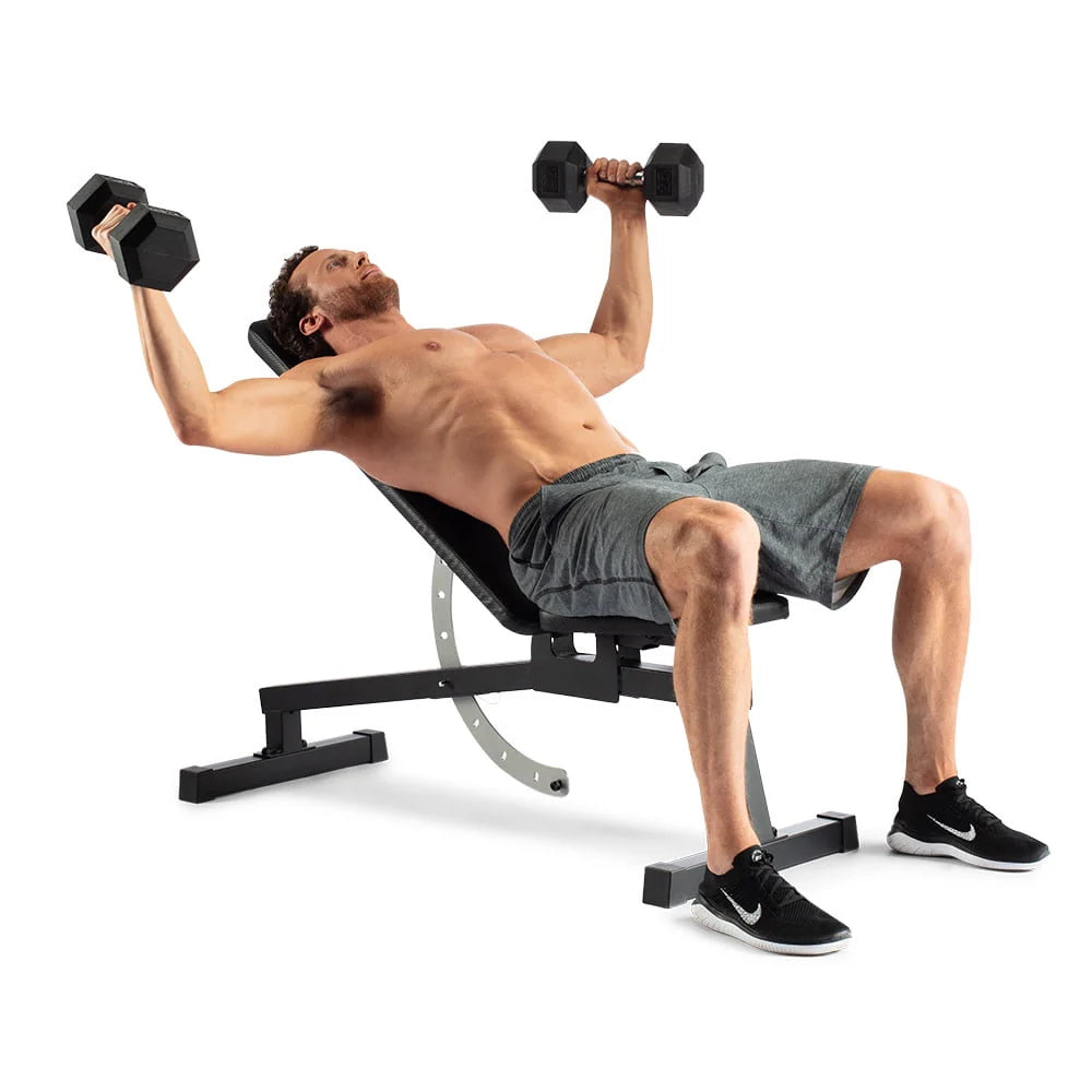Weider Legacy Adjustable Bench with 14 Positions, 410 Lb. Weight Limit