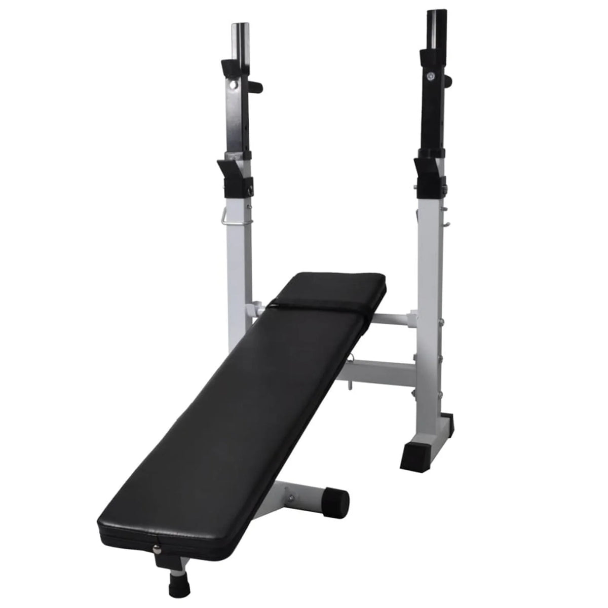 Htovila Workout Bench with Weight Rack, Barbell and Dumbbell Set 264.6 lb