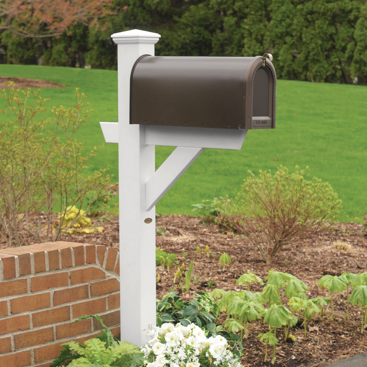Highwood Hazleton Mailbox Post - In-Ground, 41" H, 4" x 4" Post