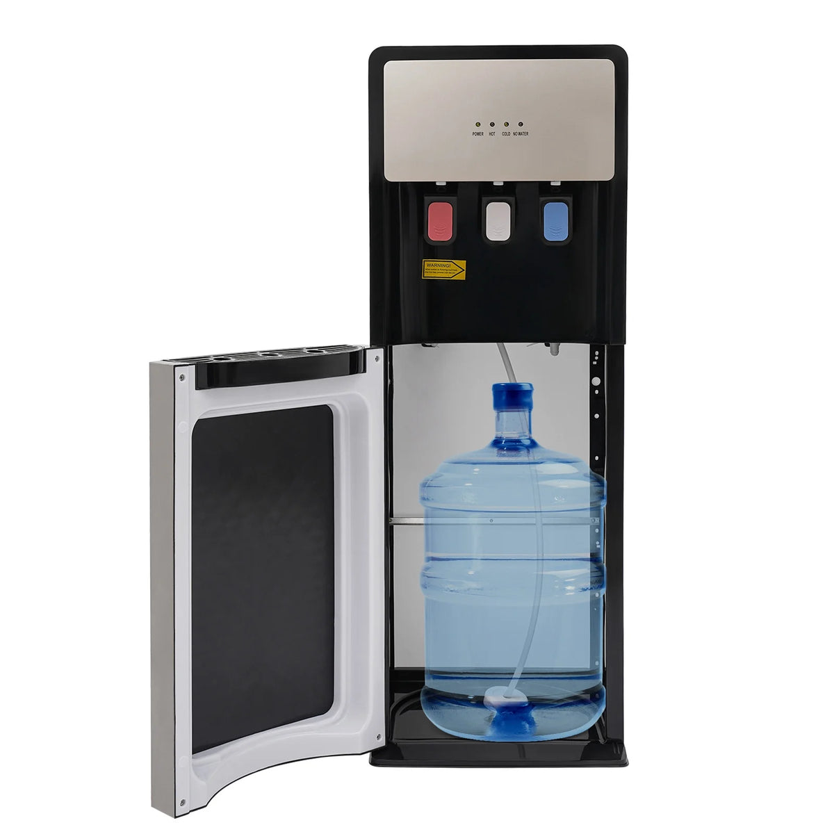 Bottom Loading Water Cooler Dispenser, 110V Hot & Cold Standing Water Dispenser, PP Hot and Cold Water Dispenser