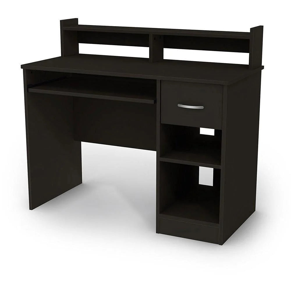Ktaxon Wood Computer Desk Office Black Laptop PC Work Table Home Drawer & Keyboard Tray