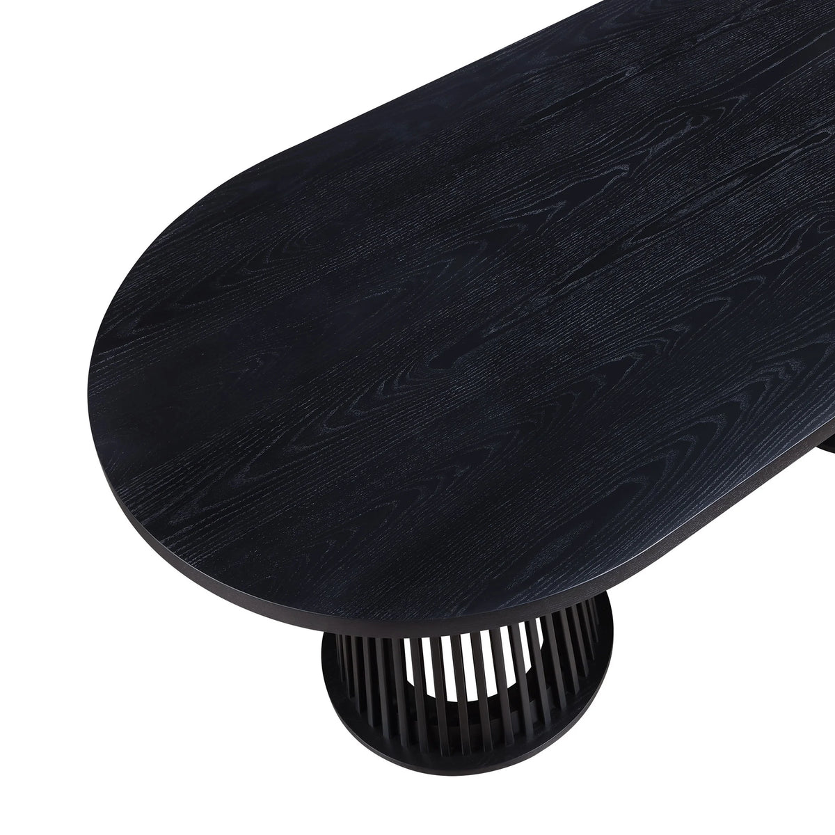 Beautiful by Drew Oval Dining Table, Rich Black