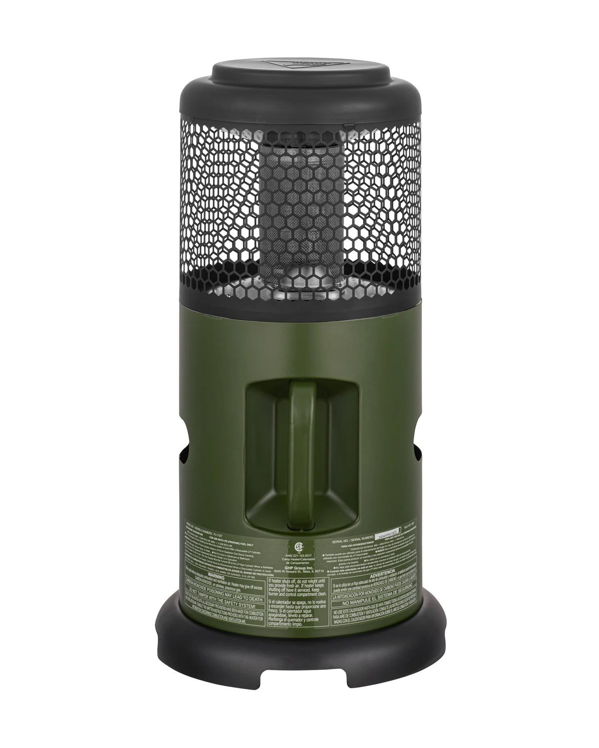 Ozark Trail 360�� Propane Portable Indoor/Outdoor Heater, Green