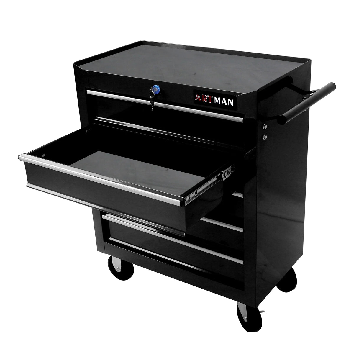 ARTMAN 5 Drawer Rolling Tool Chest, Tool Storage Cabinet  with Wheels and Drawers for Garage Warehouse