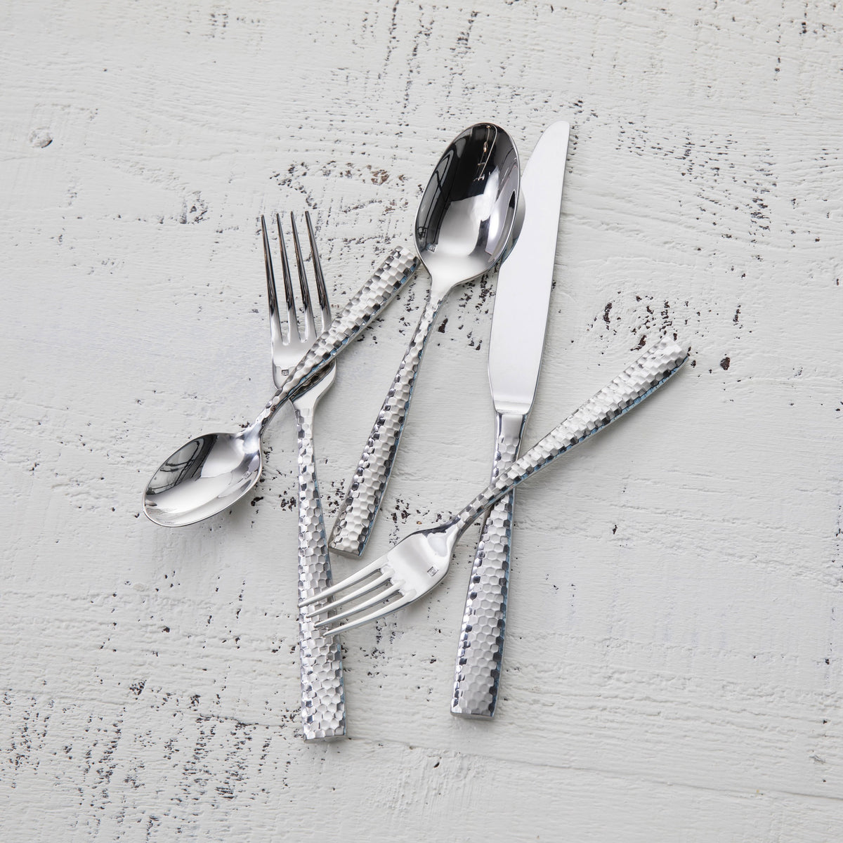 Fortessa Lucca Faceted 20-piece Flatware Set