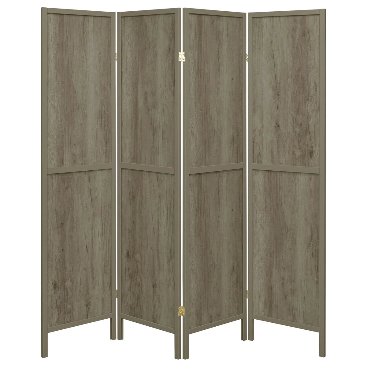 Privacy Screen 82.8'' W x 65'' H 6 - Panel Solid Wood Folding Room Divider, Natural,Outdoor Privacy Screen
