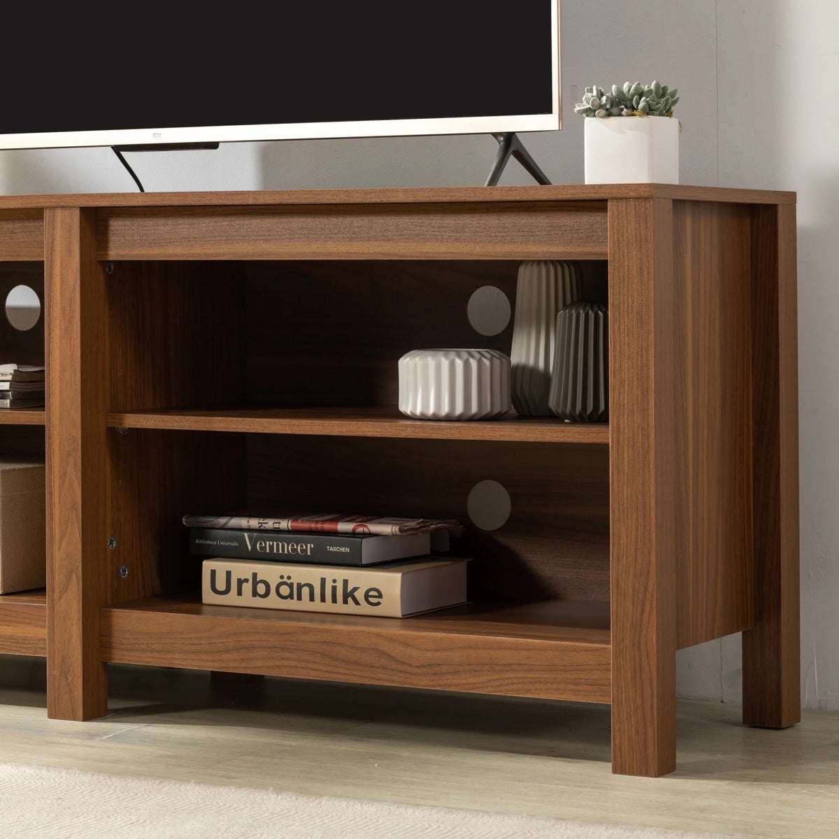 Zinus Camden TV Stand for TVs up to 65", Espresso