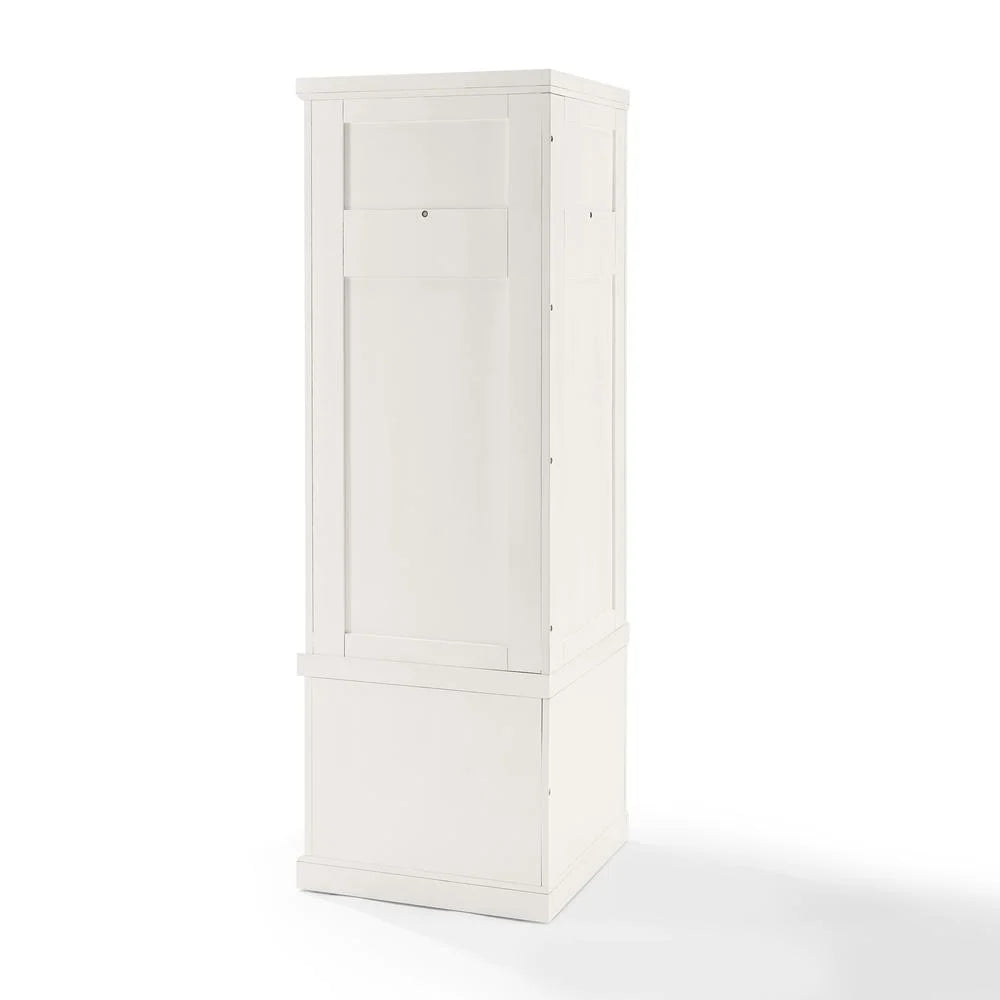 Crosley Seaside Hall Tree-Finish:Distressed White,Style:Corner