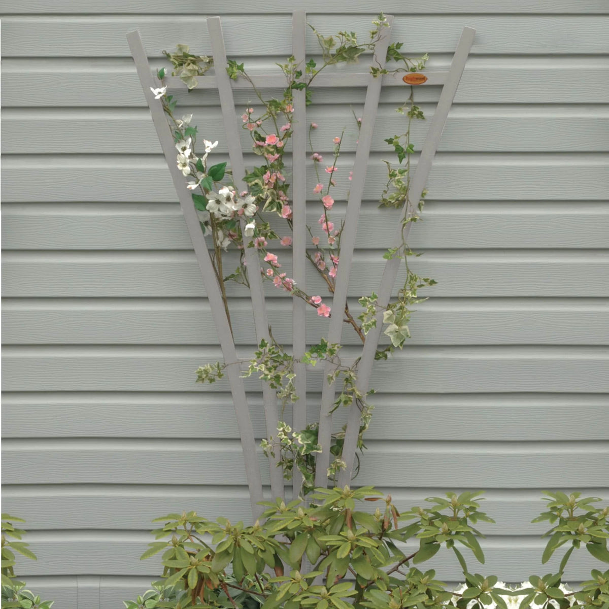 highwood  Eco-Friendly 6ft Traditional Fan Trellis Harbor Gray