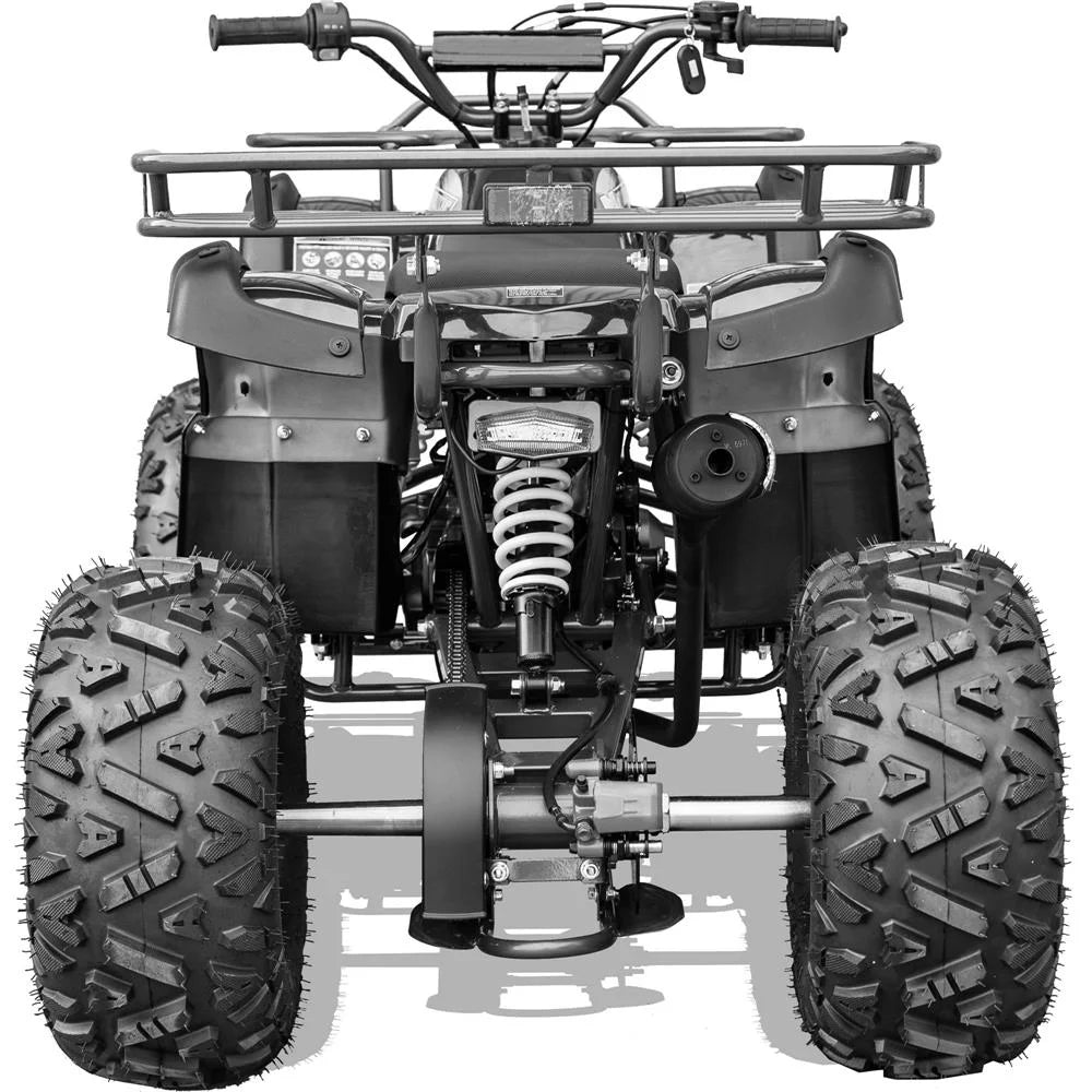 MotoTec Bull 125cc ATV with Front and Rear Racks