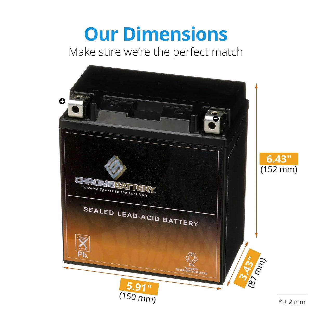Ytx20Ch-Bs High Performance - Maintenance Free - Sealed Agm Motorcycle Battery