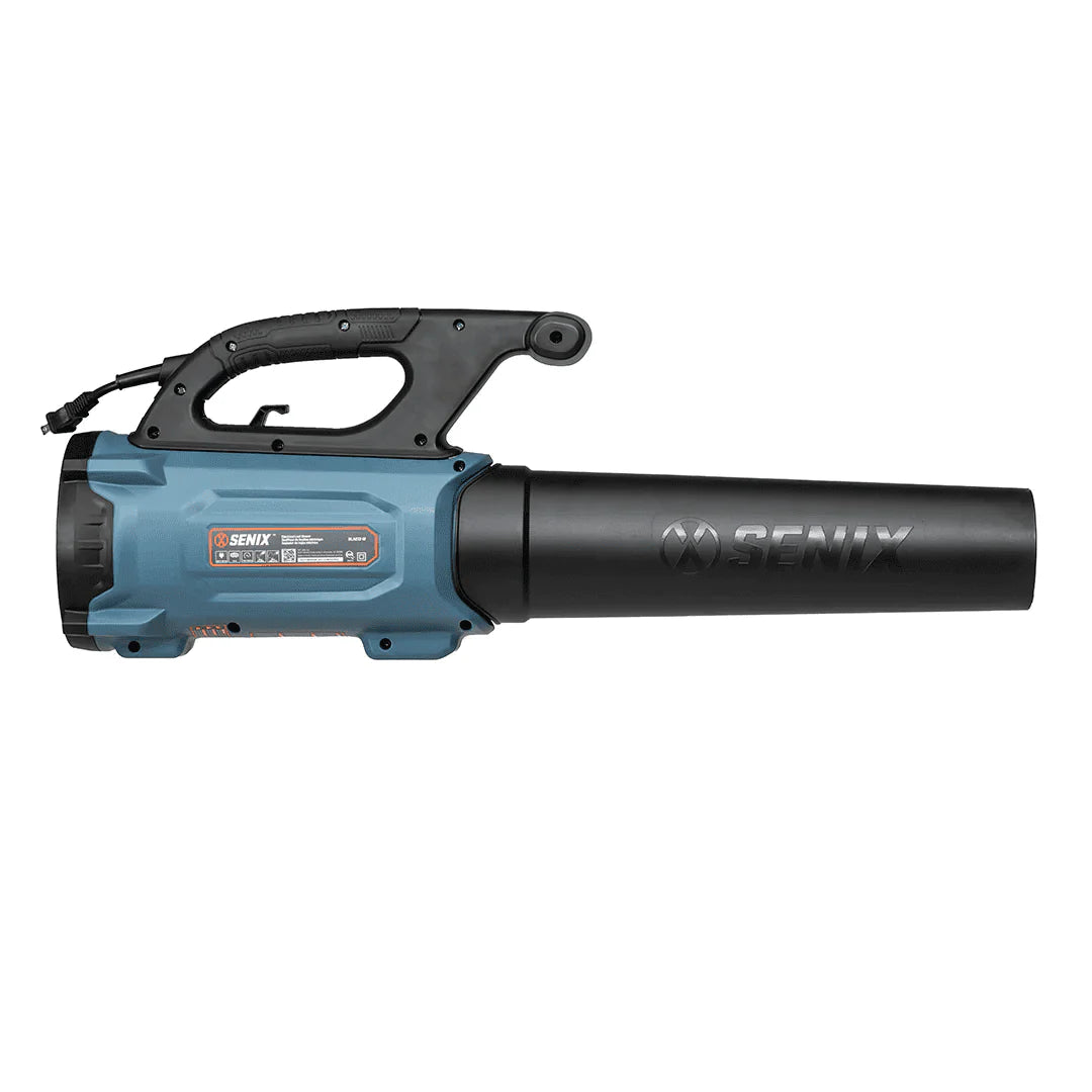 SENIX 12 Amp Corded Leaf Blower,  up To 690 CFM and 115 MPH, BLAE12-M