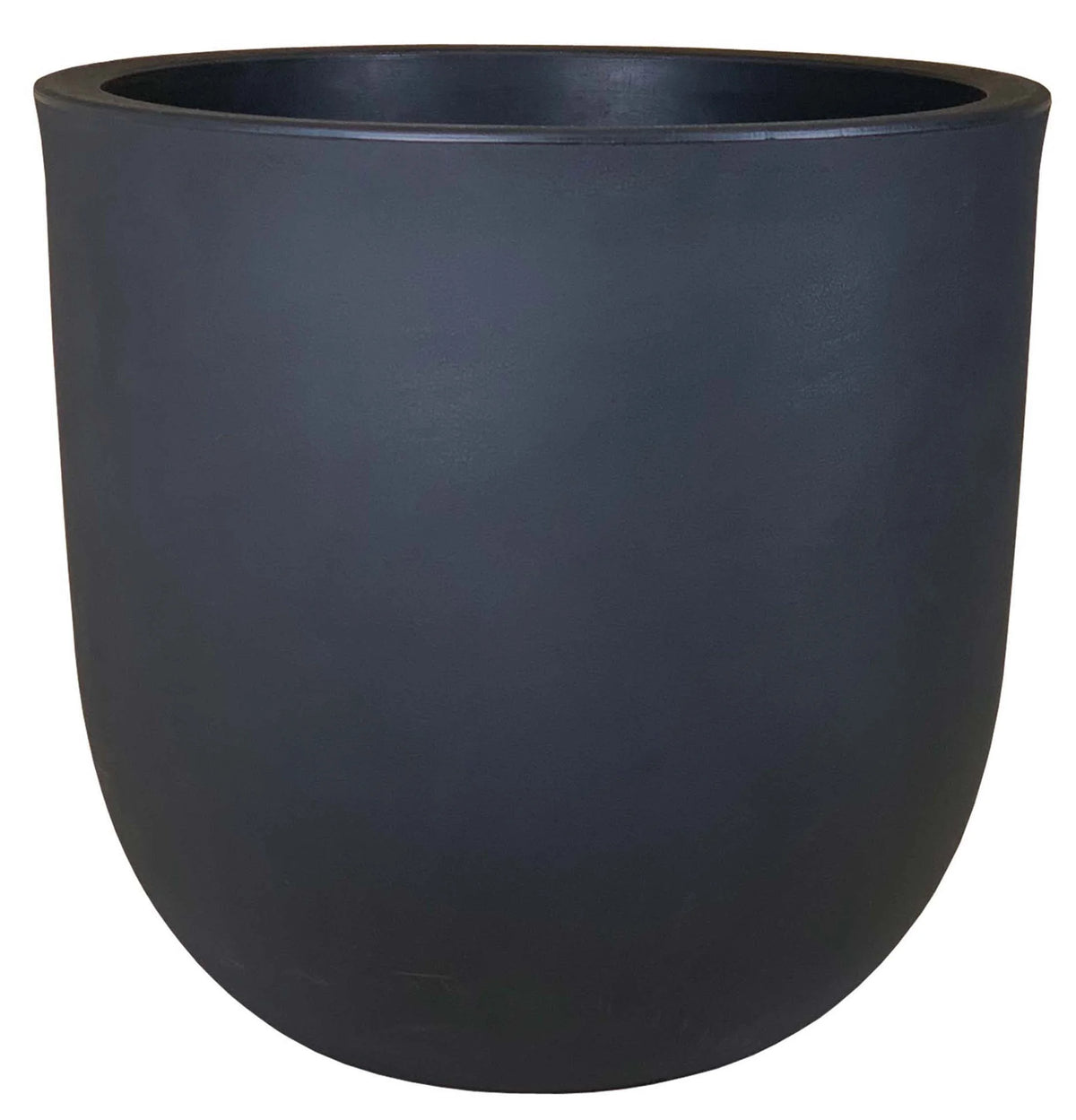 (3 pack) Better Homes & Gardens 18in Mosswood Resin Planter, Matte Black