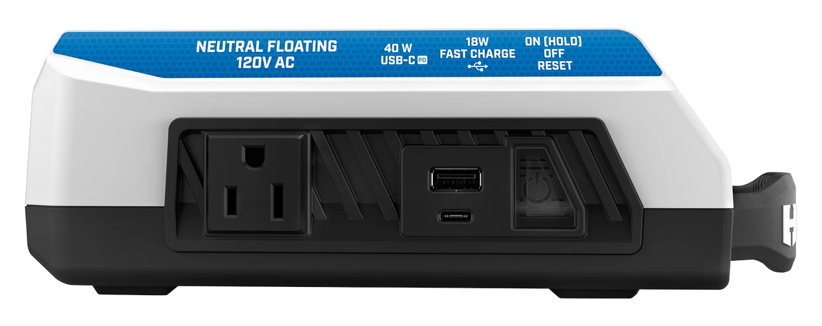 HART 40V 300 Watt Battery Powered Power Source with LED Light and Carry Handle (Battery Not Included)