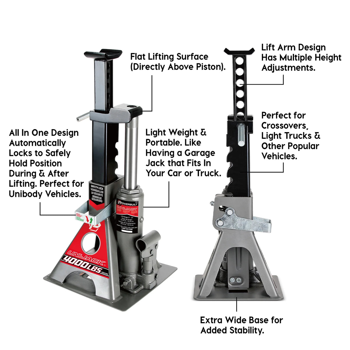 Powerbuilt 4000 Lb  (2 Ton) Unijack - 620470