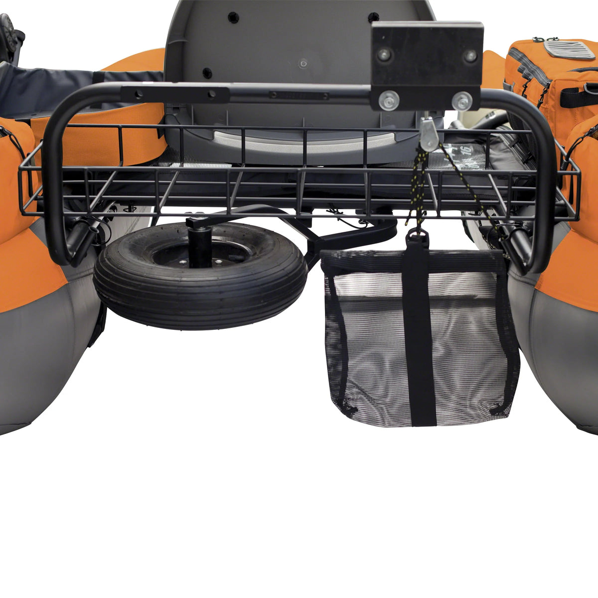Classic Accessories Colorado XT Pontoon Fishing Boat, Pumpkin/Grey