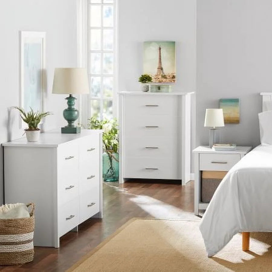 Mainstays Hillside 4-Drawer Dresser, Charcoal Finish