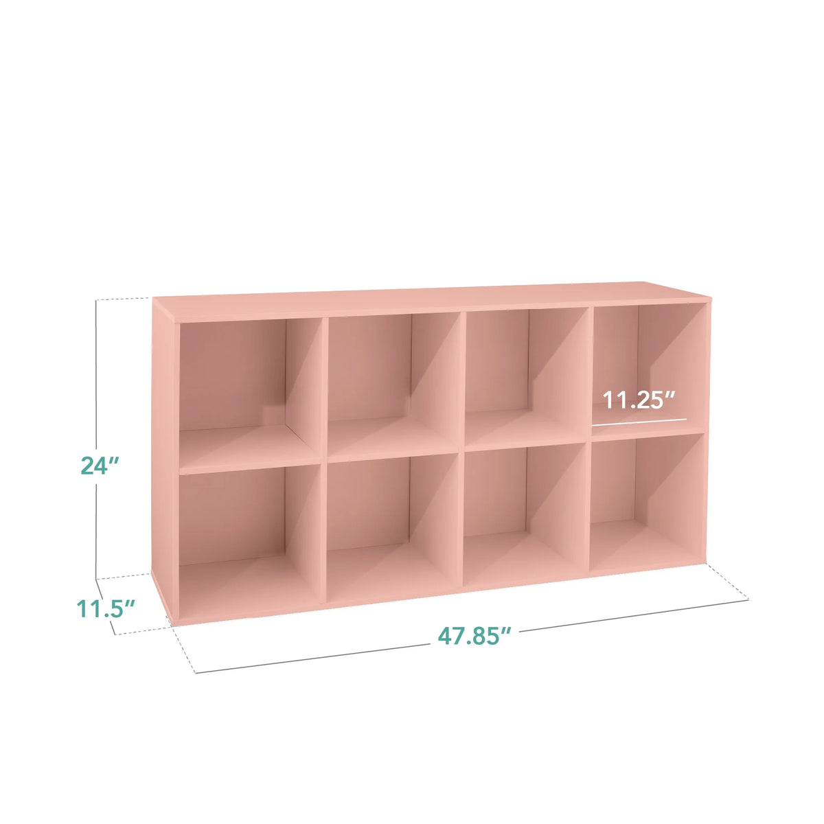Best Choice Products 8-Cube Bookshelf, 11in Display Storage System, Organizer w/ Removable Back Panels - Black