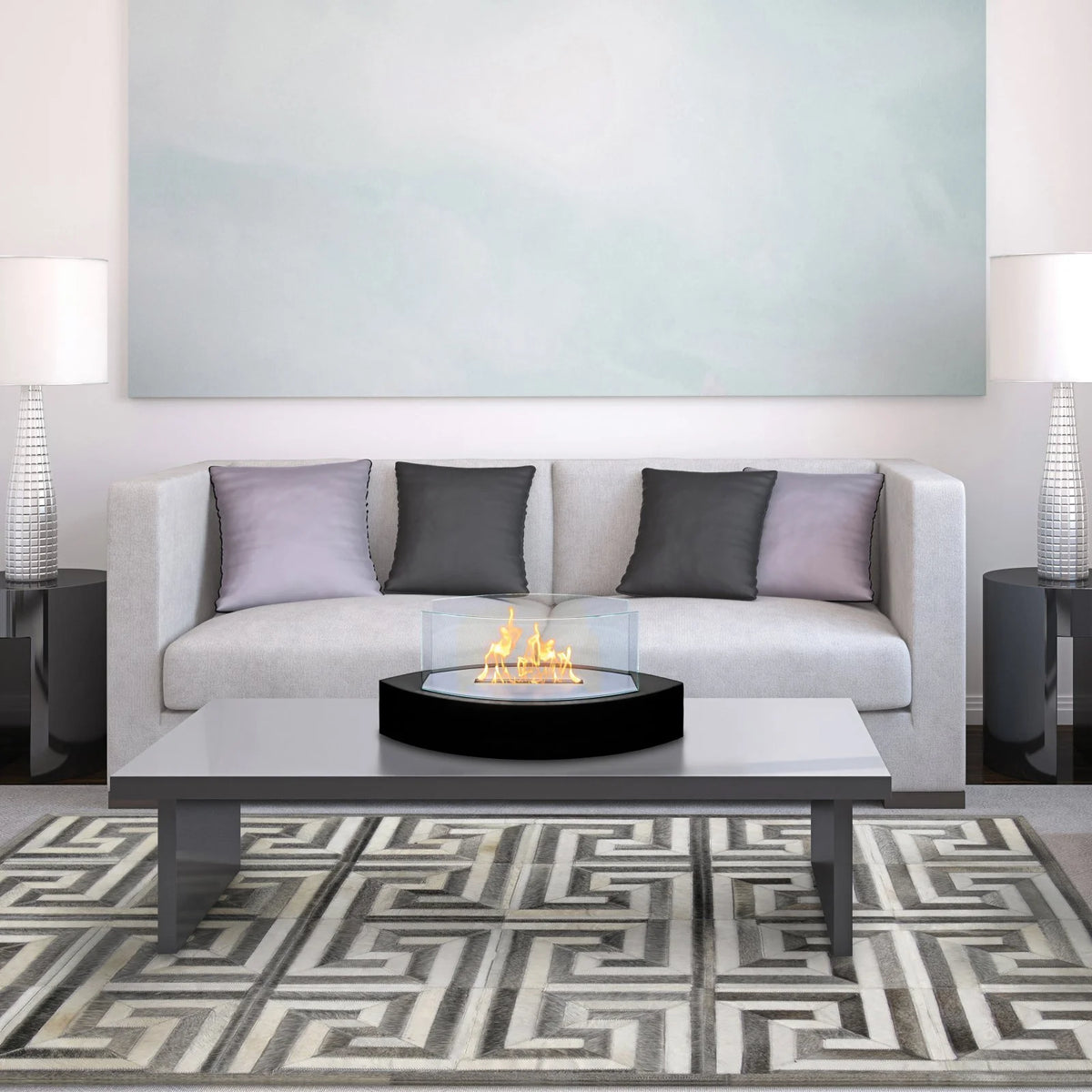 Anywhere Fireplace Tabletop Fireplace-Lexington Model Black