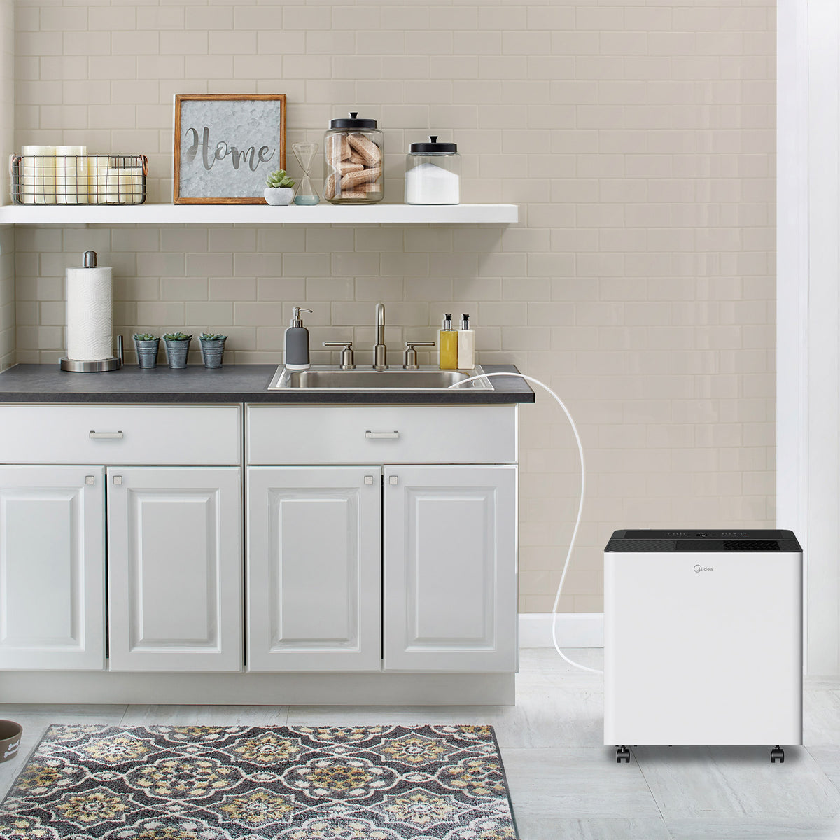 Midea Smart 50-Pint Dehumidifier with Built-in Pump