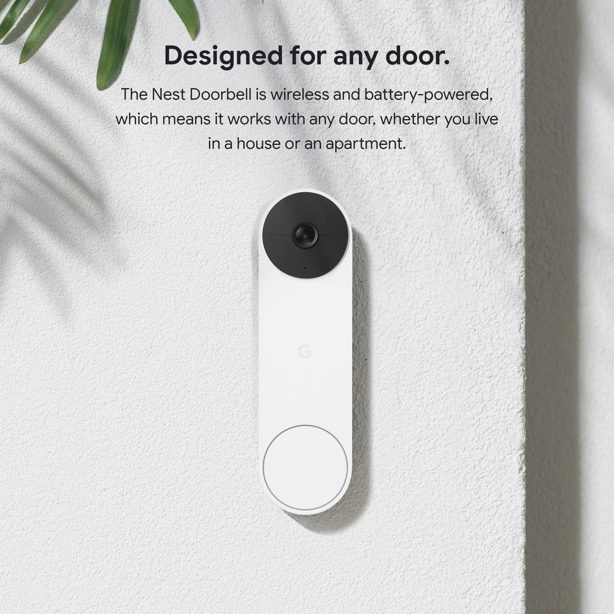 Google Nest Doorbell (Battery) (Linen)