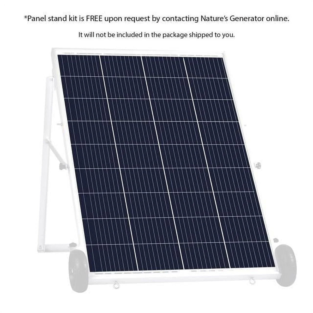 Nature's Generator 1800W Portable Generator 2-WAYS (Solar panels & Wind)- Platinum System GXNGPT