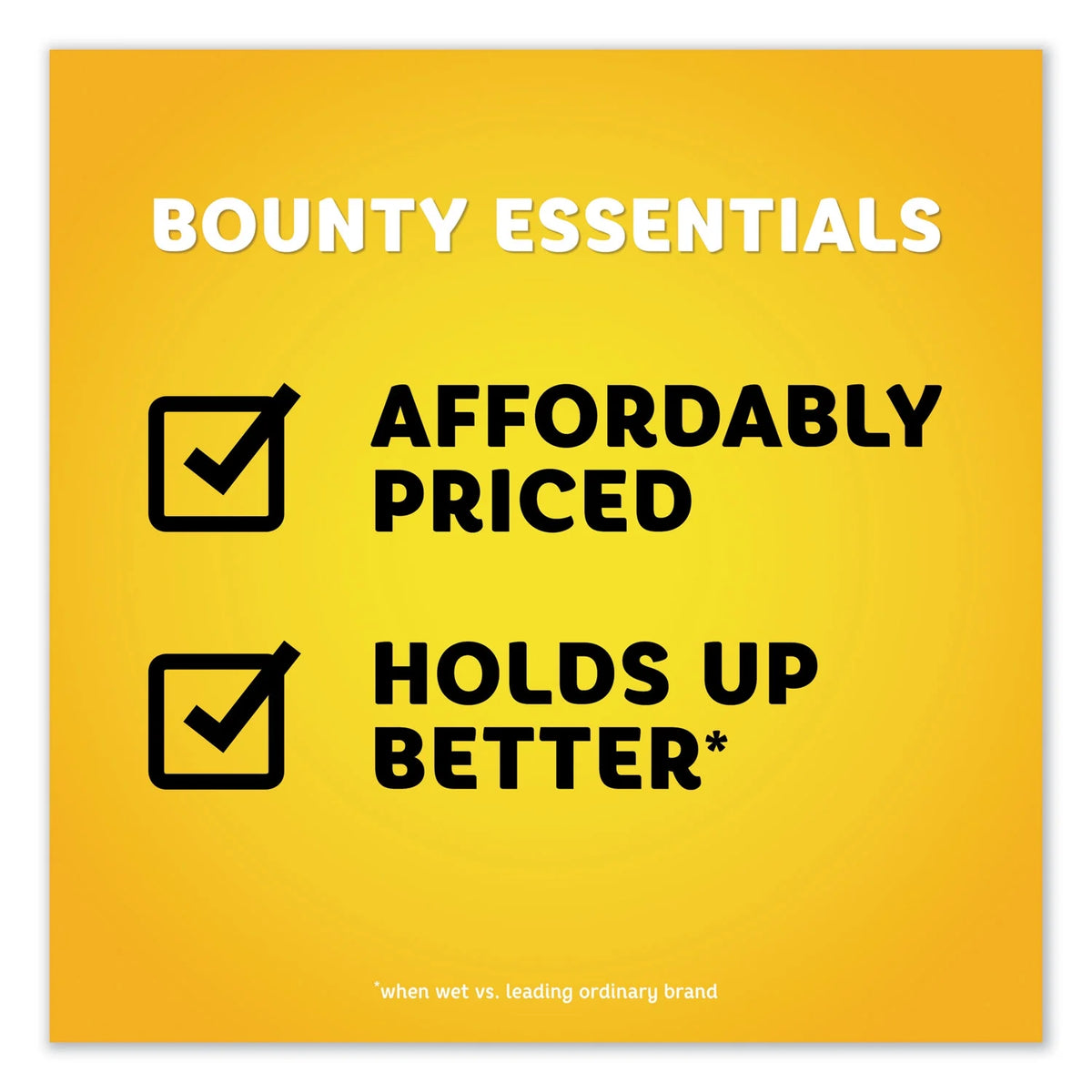 Bounty 74657 Essentials Paper Towels - 40 Sheets Per Roll - 30 Rolls Per Carton