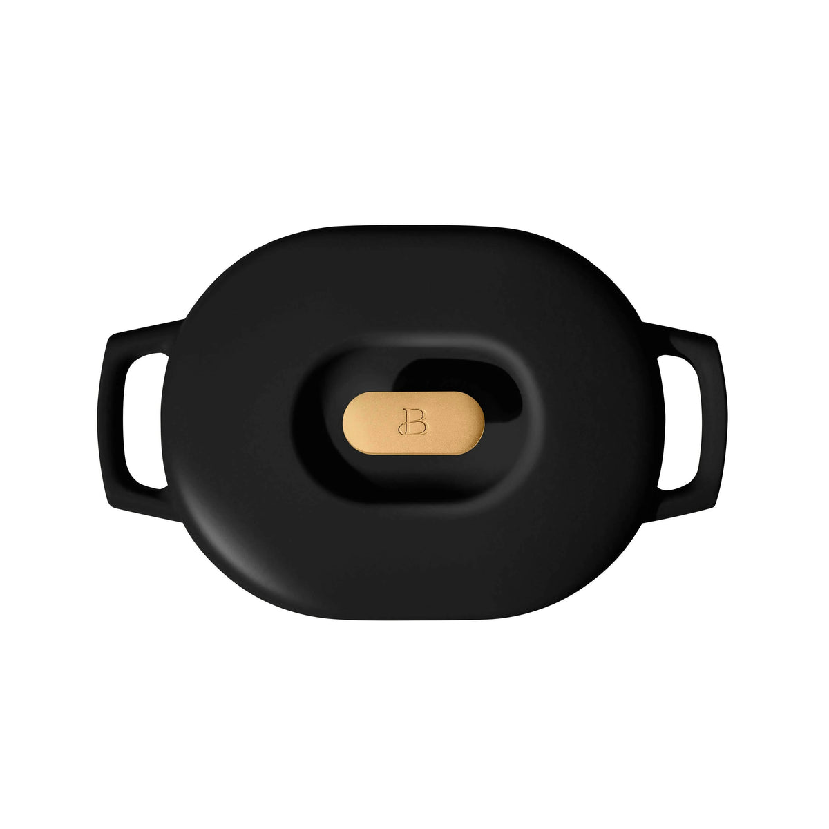 Beautiful 6 Quart Enamel Dutch Oven, Black Sesame by Drew Barrymore