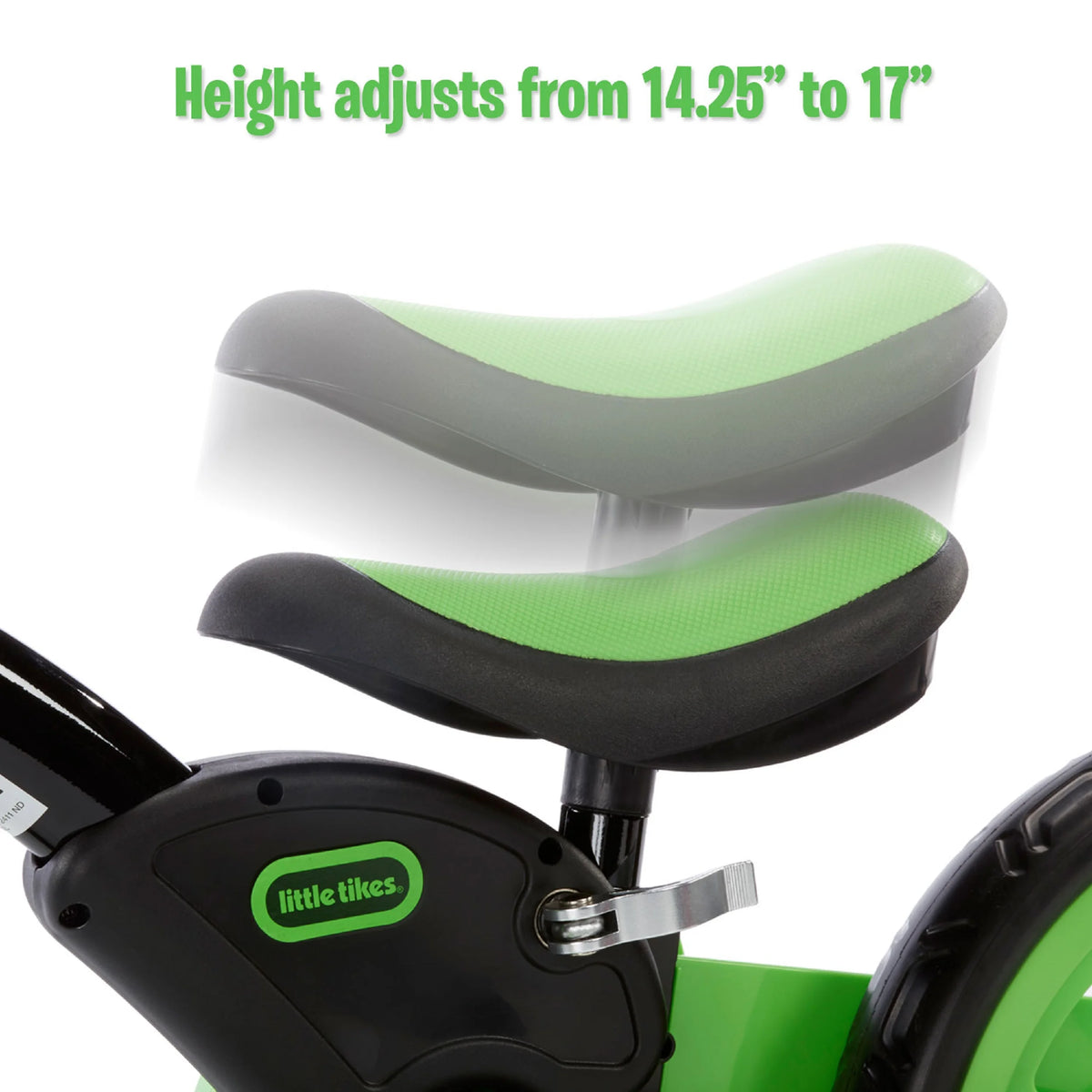 My First Balance to Pedal Training Bike Kids in Green, Ages 2-5 Years, 12 Inch