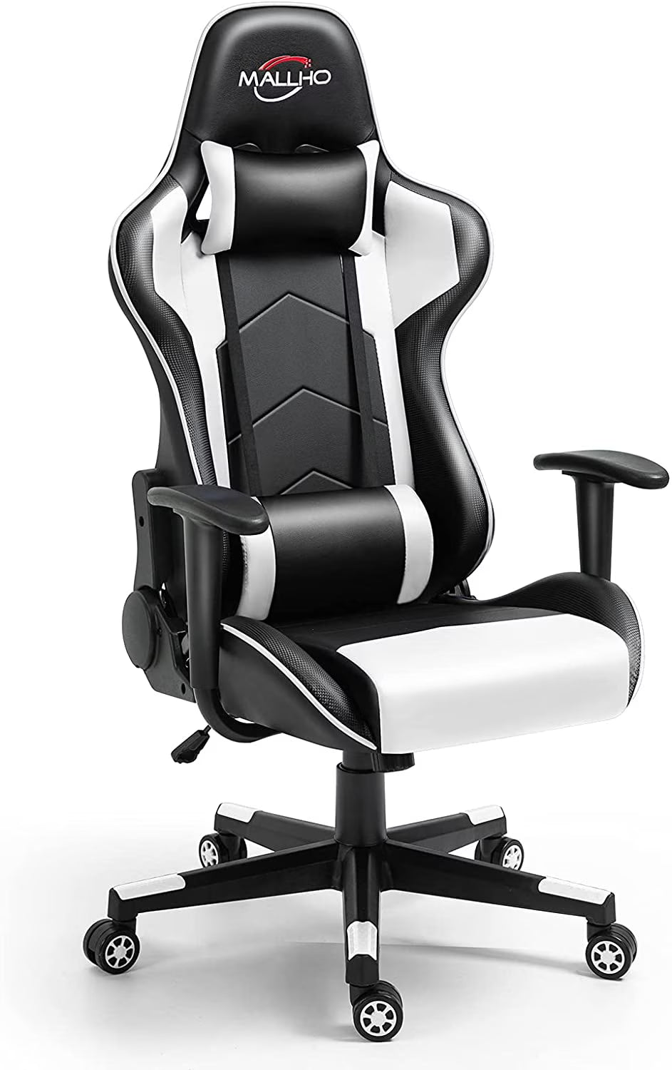 Polar Aurora Gaming Chair Computer Racing Style Video Chairs with Headrest Lumbar Support