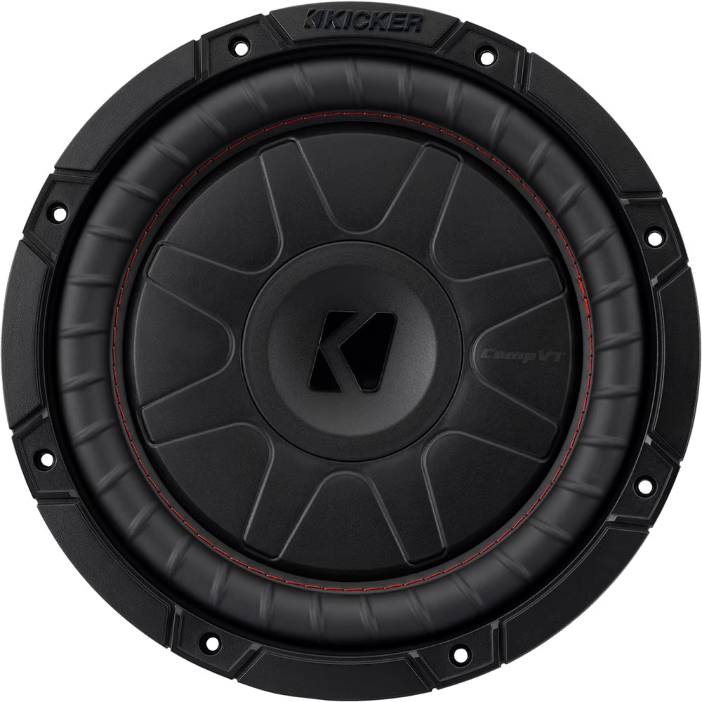 Kicker 52CVT102 CVT10 CompVT 10-Inch (24cm) Subwoofer, 2 Ohm SVC