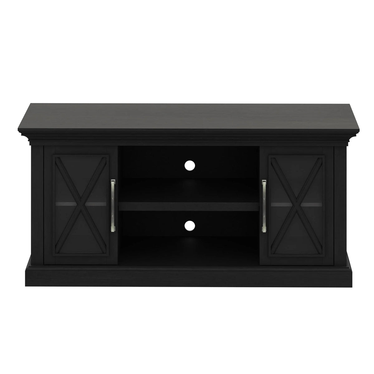 Bell'O Cottage Grove TV Stand for TVs up to 65 inches, Black