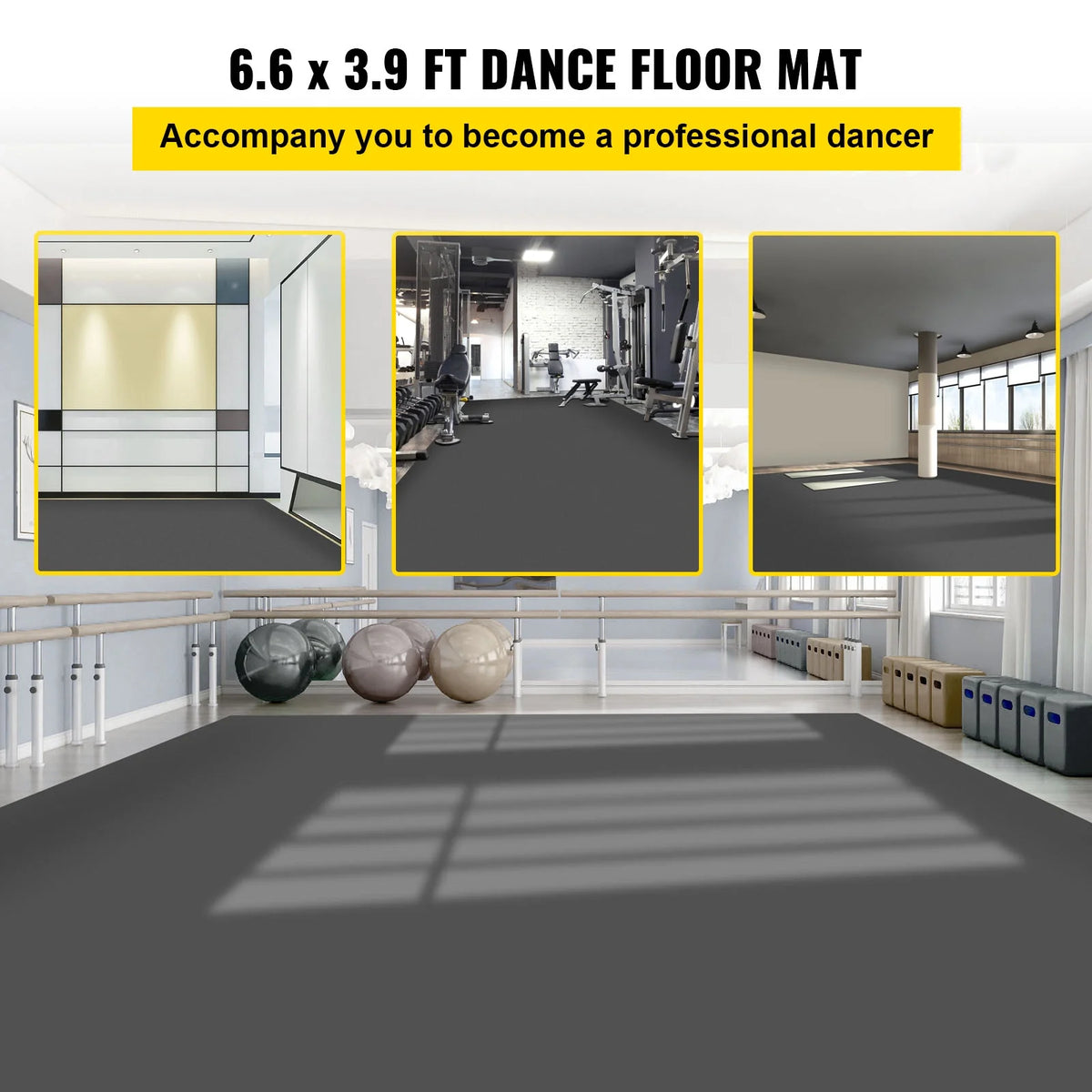 BENTISM Portable Non-Slide Dance Floor for Ballet, Jazz, and Hip-Hop