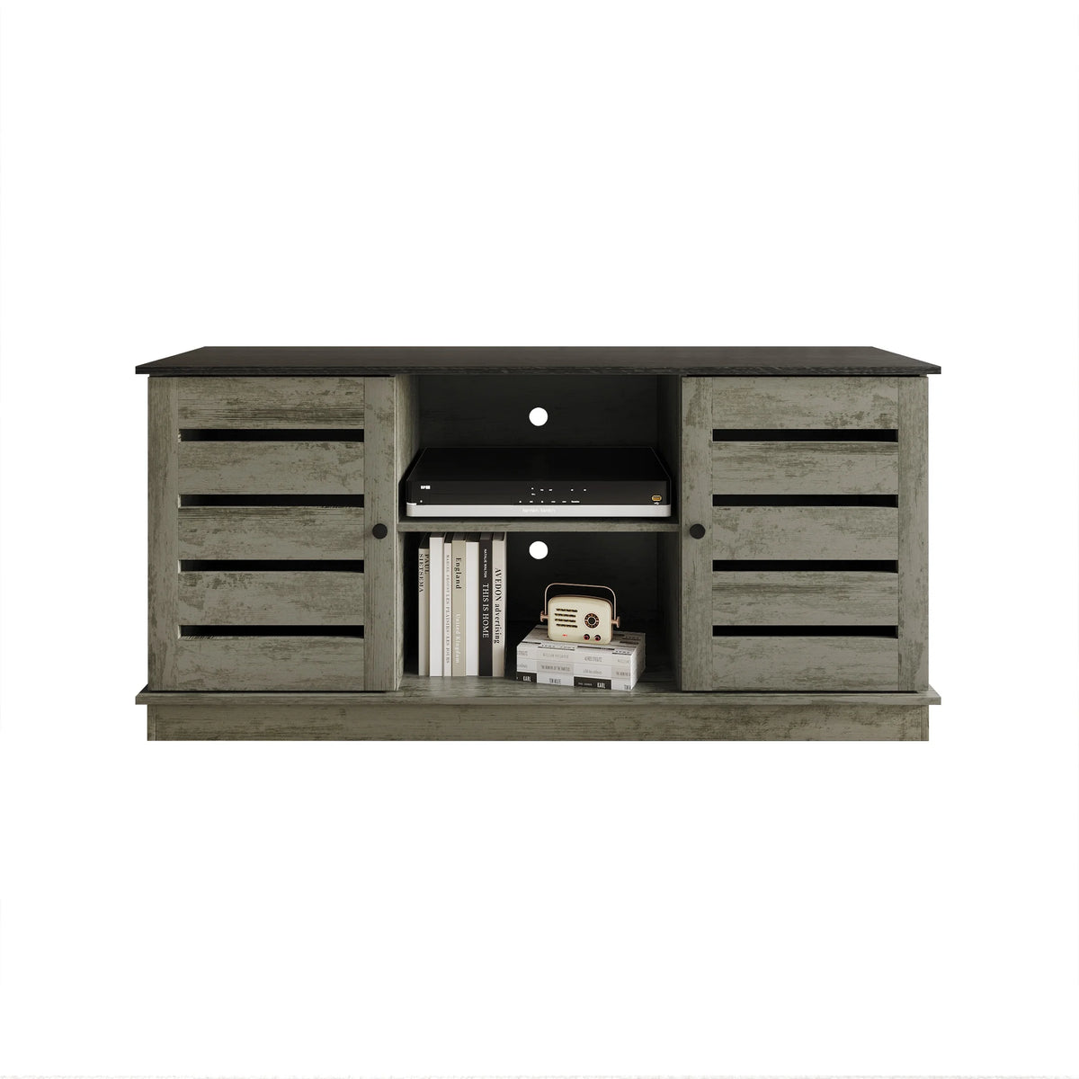 Castle Place Vintage TV Stand Console for TVs up to 50", Blue