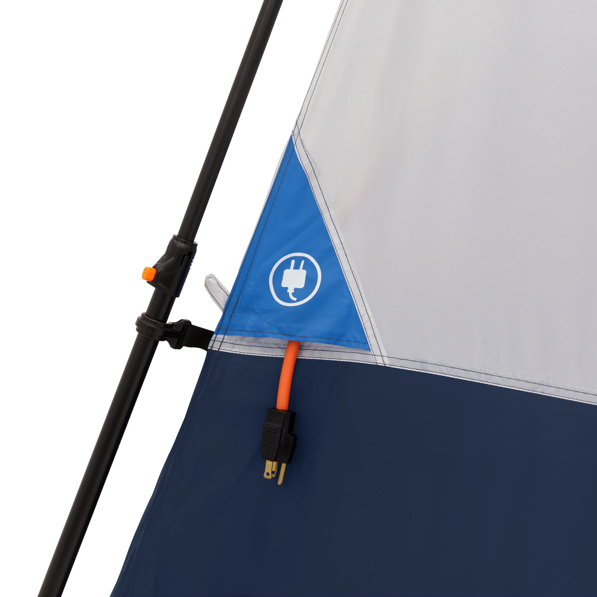 Ozark Trail 8' x 7' 4-Person Instant Cabin Tent with LED Lighted Hub, 19 lbs
