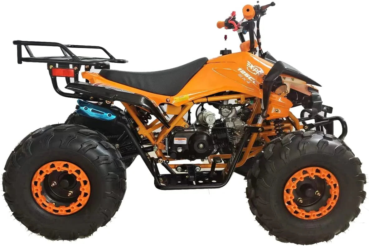 X-Pro Brand New Blast 125cc ATV with Automatic Transmission Reverse LED Headlights Big 19"/18" Tires