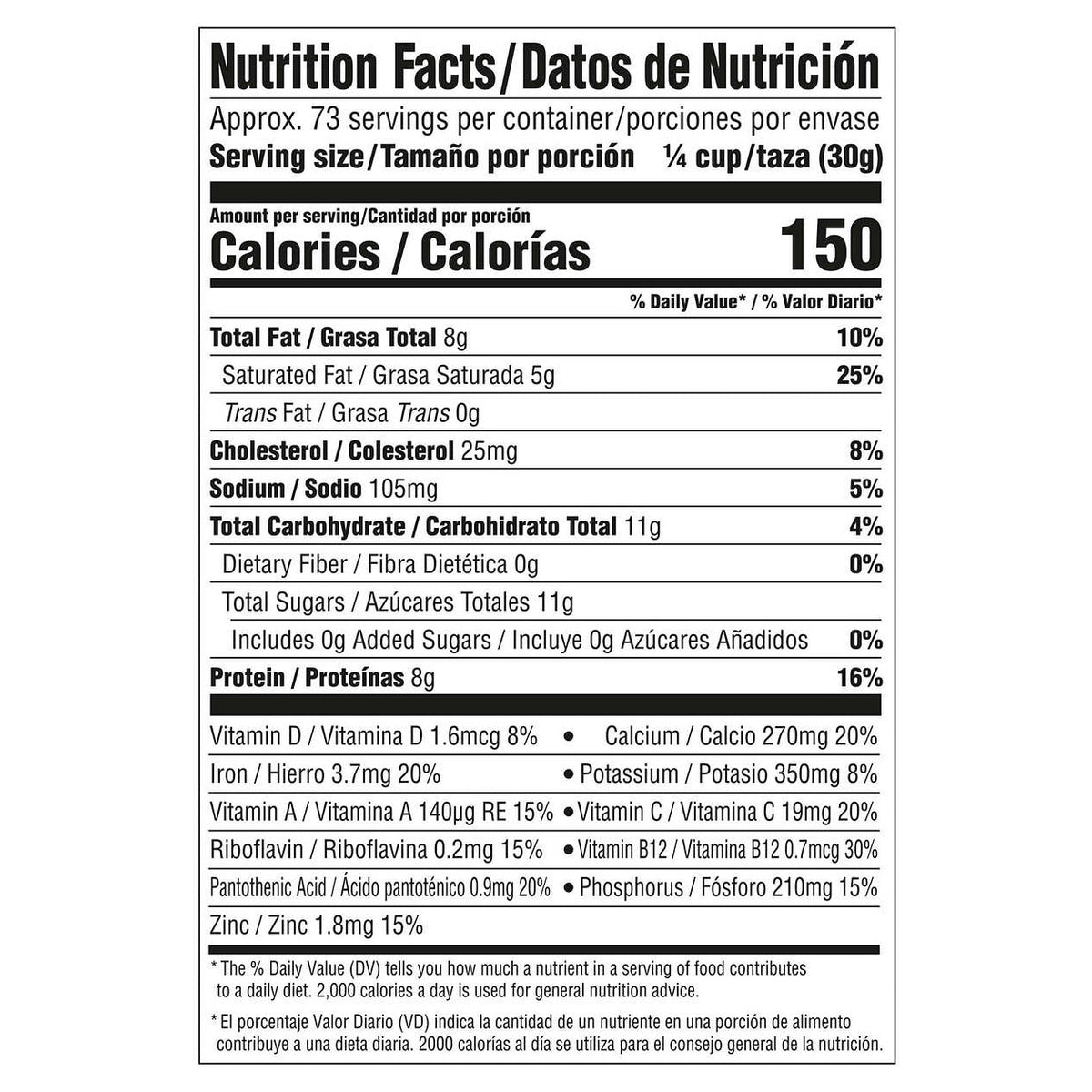 Nestlé Nido Fortificada, Dry Whole Milk, 4.85 lbs