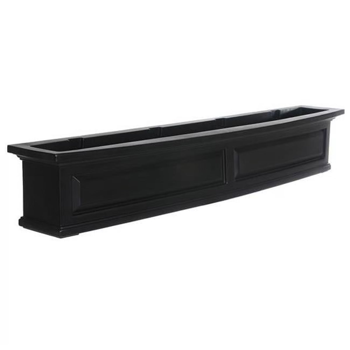 Mayne 4832B Nantucket 5 ft. Window Box - Black-