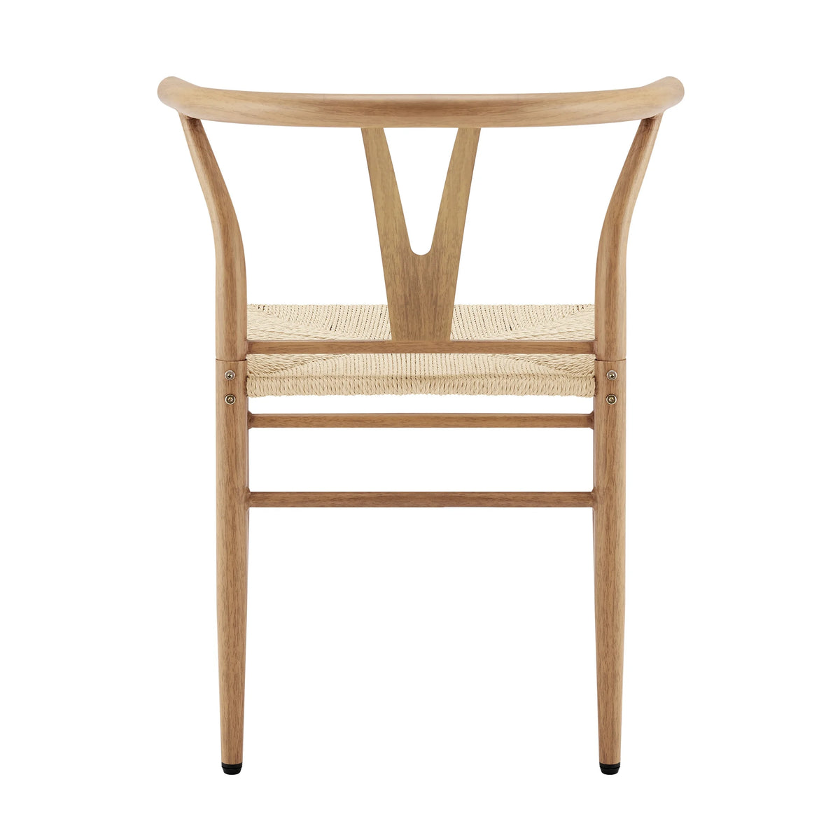 Better Homes & Gardens Springwood Wishbone Chair, Metal Base with Black Finish, 2 Pack