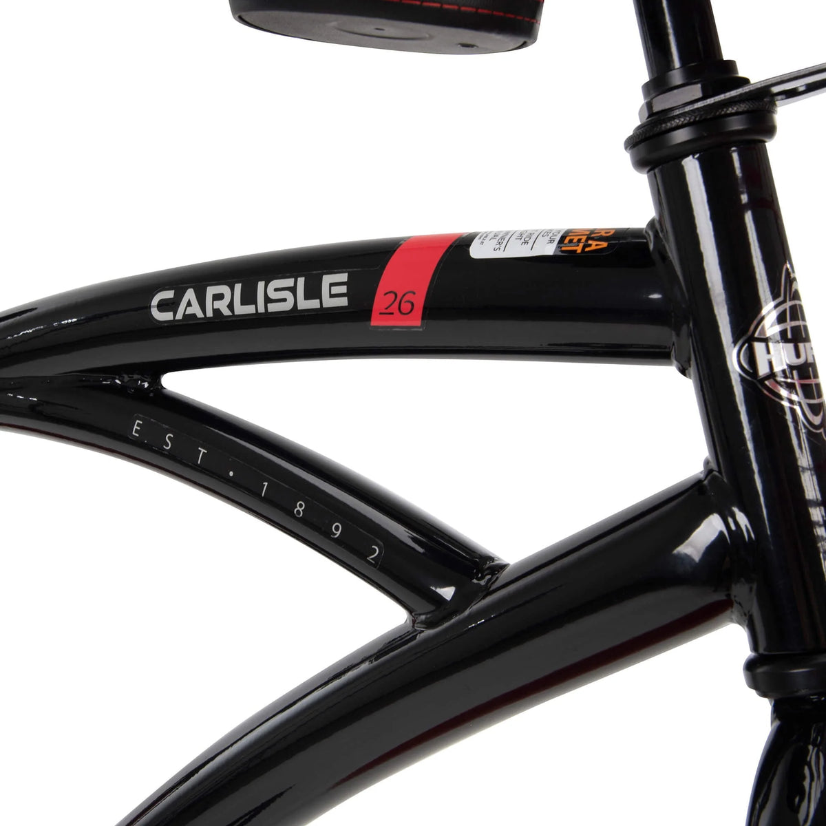 26 In. Carlisle Men¡¯s Comfort Cruiser Bike, Black