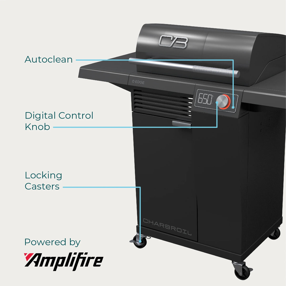 Charbroil Edge Electric Grill Black