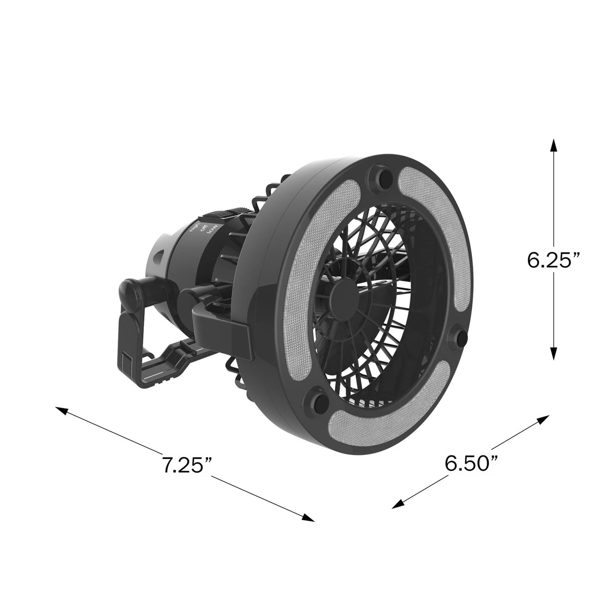 Portable 2 in 1 LED Camping Lantern with Ceiling Fan by Wakeman Outdoors