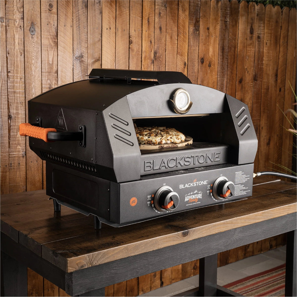 Blackstone Steel Outdoor Propane Pizza Oven Add on – Fits 22” Tabletop Models