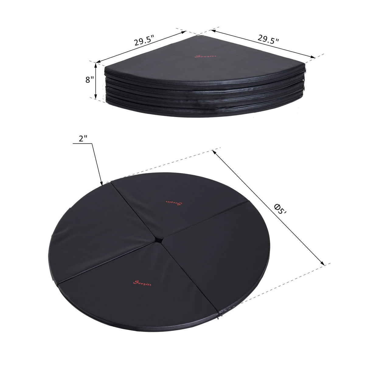 Soozier Extra-Protective Pole Dance Mat, Pole Crash Mat