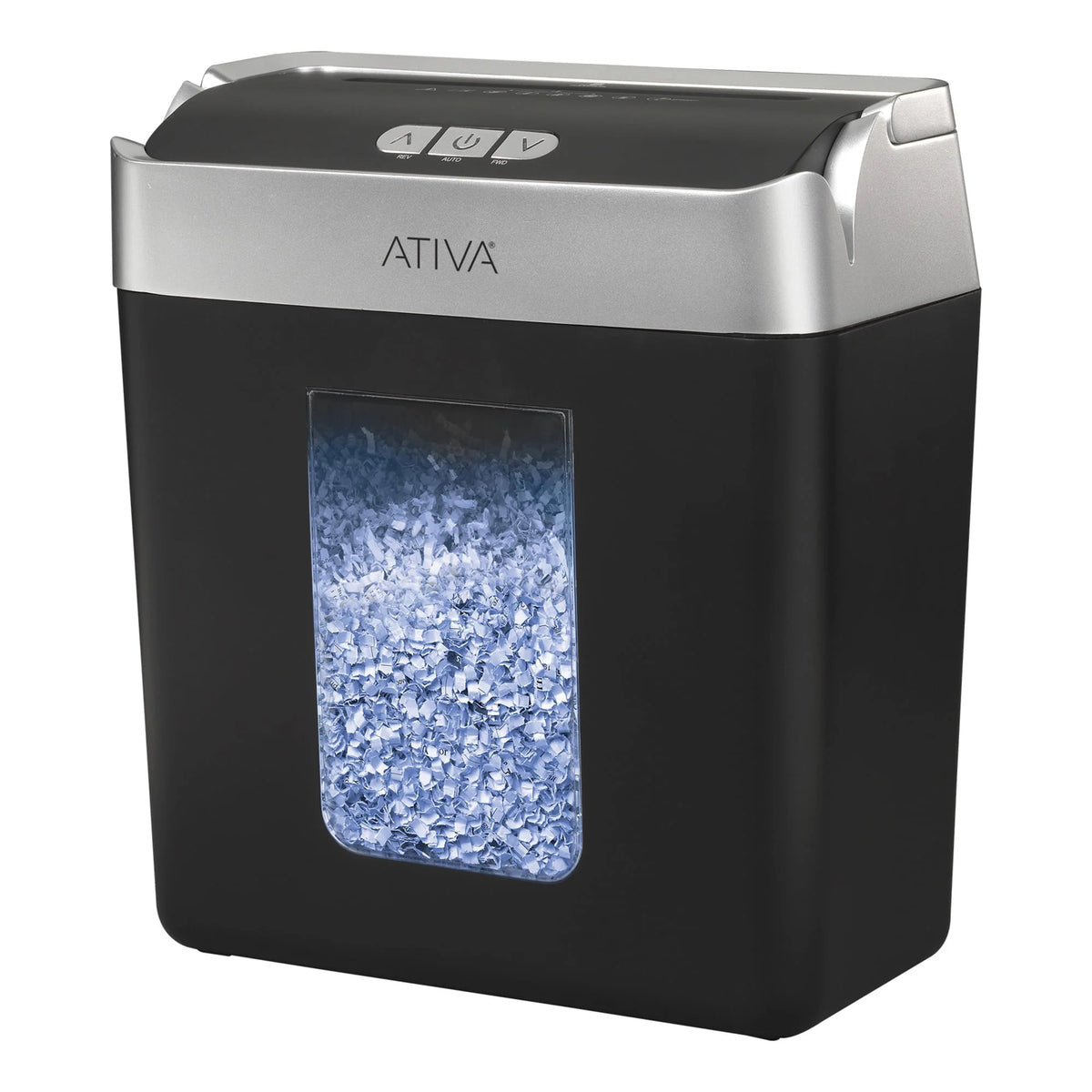 Ativa? 8 Sheet Micro-Cut Lift-Off Shredder With Handle, OMM83B