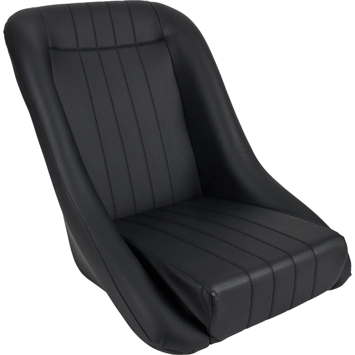EMPI 62-2880-0 Low Back Roadster Style Seat, Black