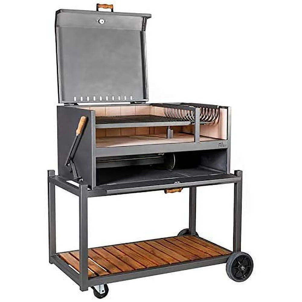 Nuke Delta02  Authentic Argentinian-Style Outdoor Cooking Charcoal Grill, 40"