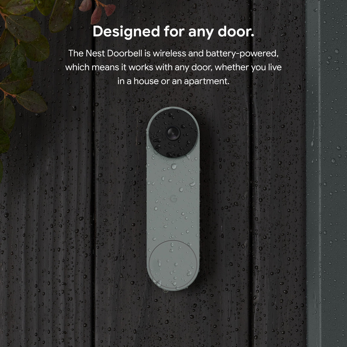 Google Nest Doorbell (Battery) (Linen)