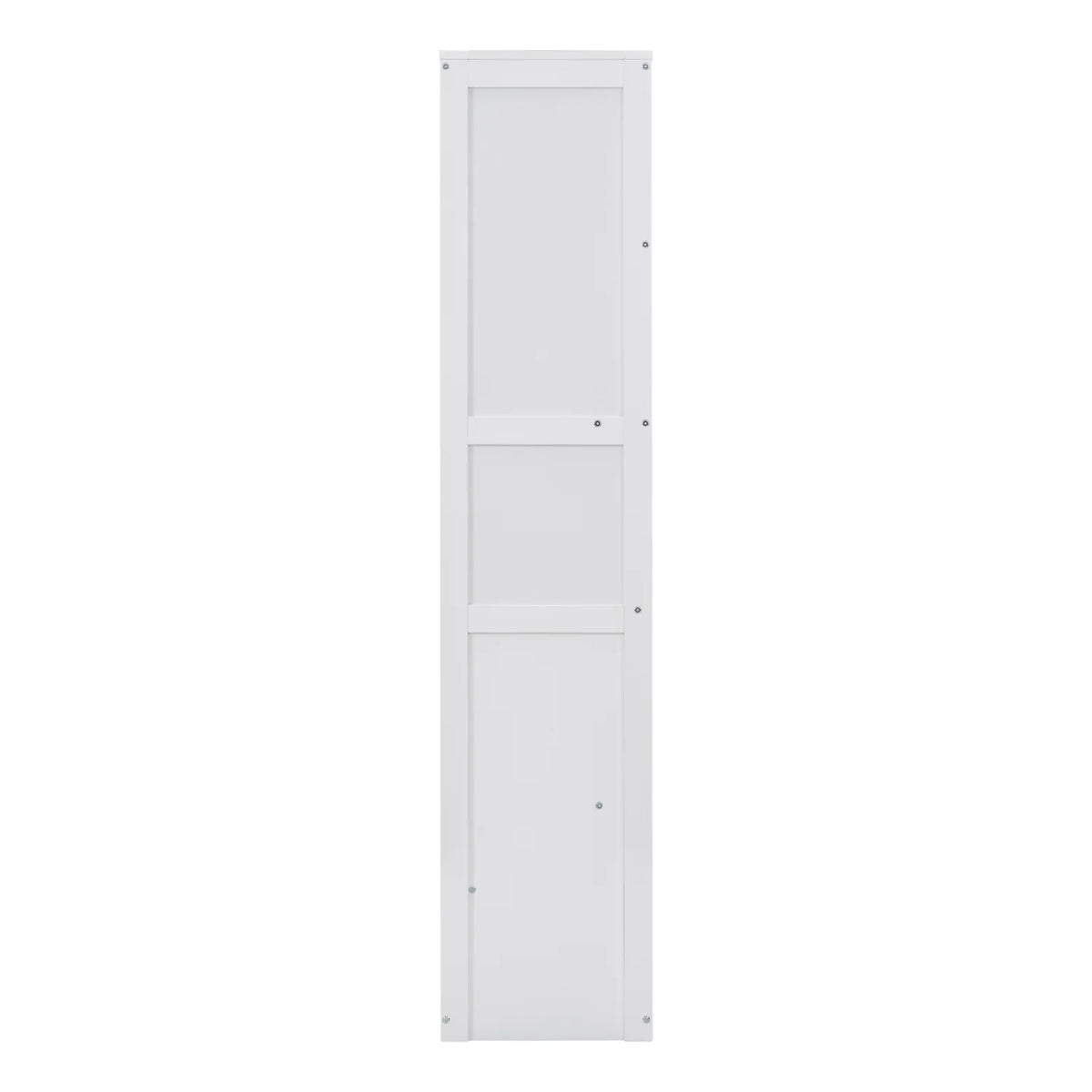 Harper & Bright Designs Full Size Murphy Bed with Shelves, Foldable Wall Bedframe w/Flexible Slats Support, Space-Saving Design, Can Be Folded Into Cabinet, White