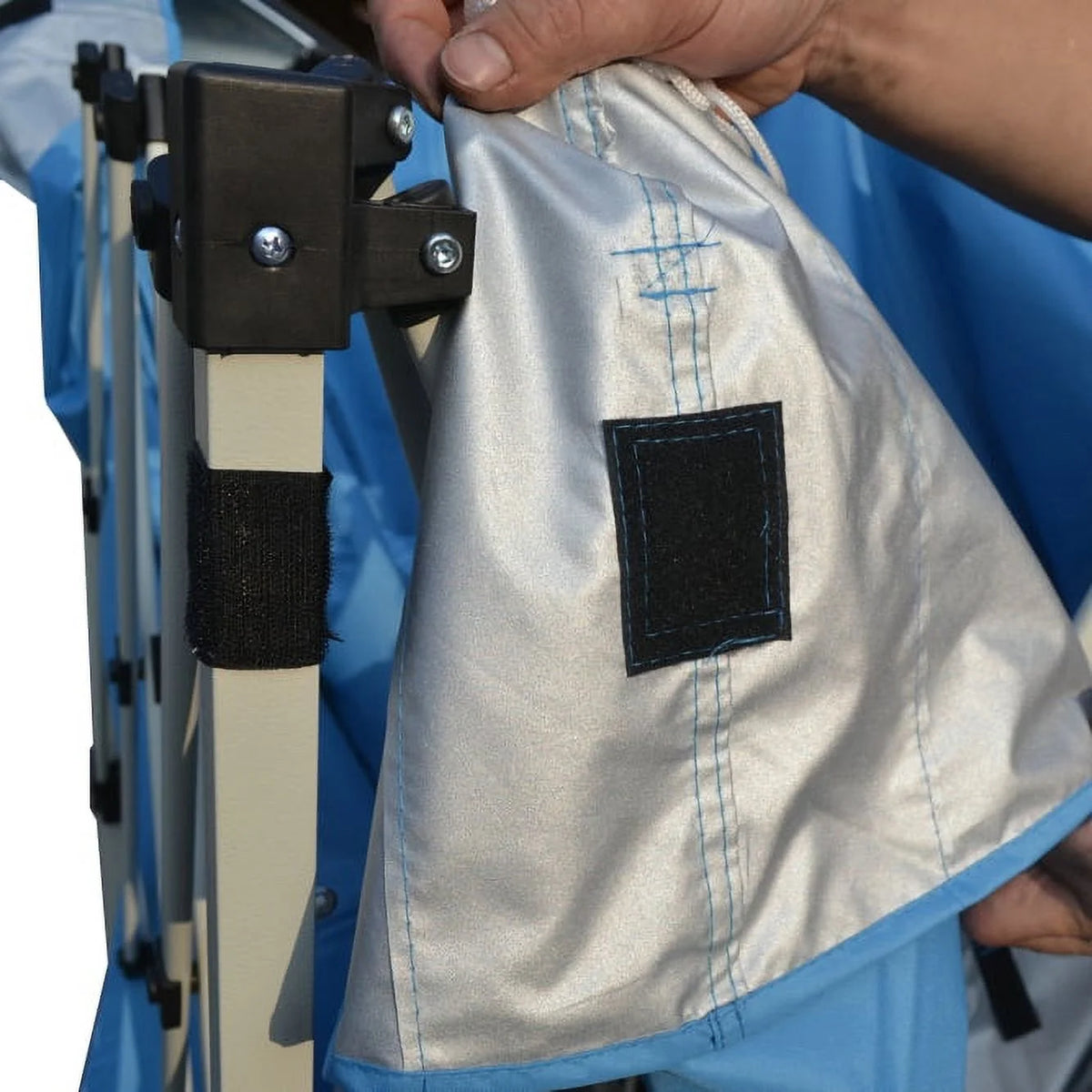 Impact Canopy Slant Leg Canopy with 4 Weight Bags, Blue
